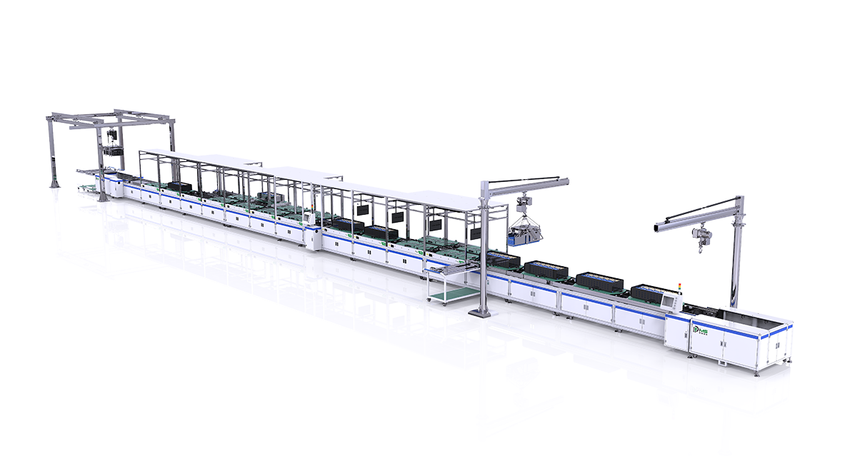 方壳电池模组PACK线